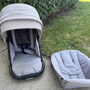 Nuna Gray Stroller Set